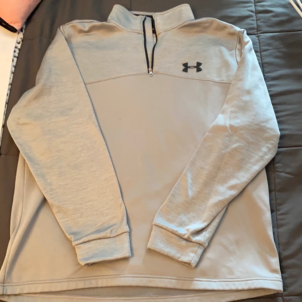 Men’s Large Under Armour qtr zip fleece
